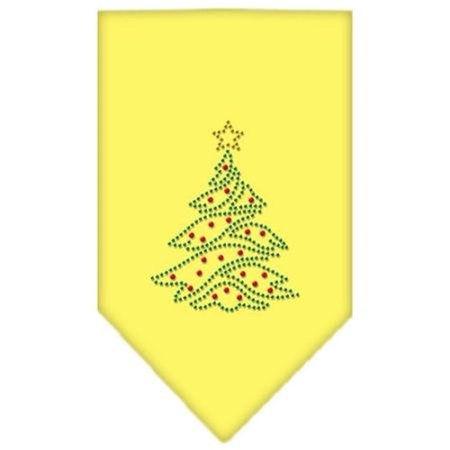 UNCONDITIONAL LOVE Christmas Tree Rhinestone Bandana Yellow Large UN759647